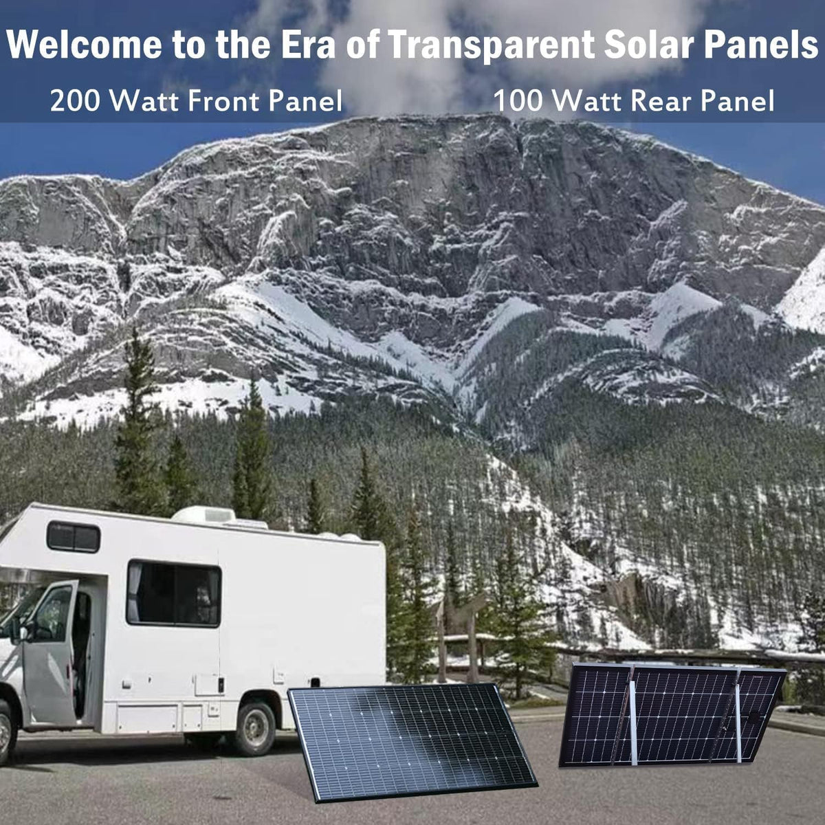 Panneau solaire bifacial JJN 400 W, 16BB, type N, 2 unités, 200 W, 12 V, rendement élevé (25 %), module solaire monocristallin pour camping-car, maison, ferme, caravane, bateau, système solaire hors réseau