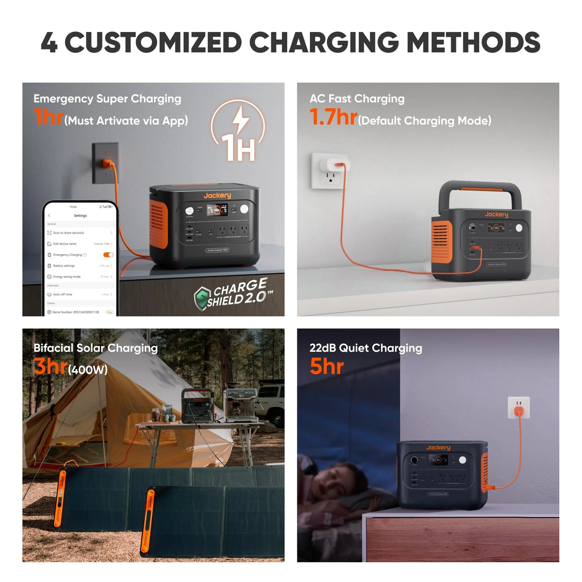 Station d'alimentation compact and portable Jackery Explorer 1000 v2