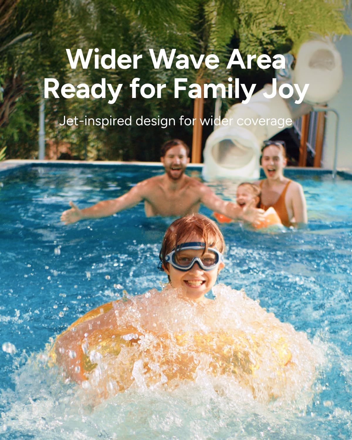 Système de nage à contre-courant iGarden Swim Jet série P, 1100 GPM, avec 5 modes de vagues. Machine à jets de nage pour piscines enterrées, entraînement ou loisirs. Application tactile intégrée.