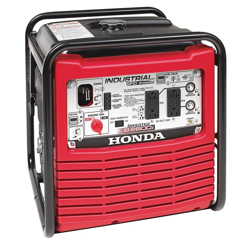 Générateur onduleur industriel compact and portable à essence de 2 800 watts