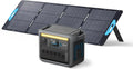 Centrale électrique compact and portable, générateur solaire 1800 W (2400 W en crête), charge complète en 58 minutes, batterie LiFePO4 1056 Wh (C1000 + panneau solaire 200 W)