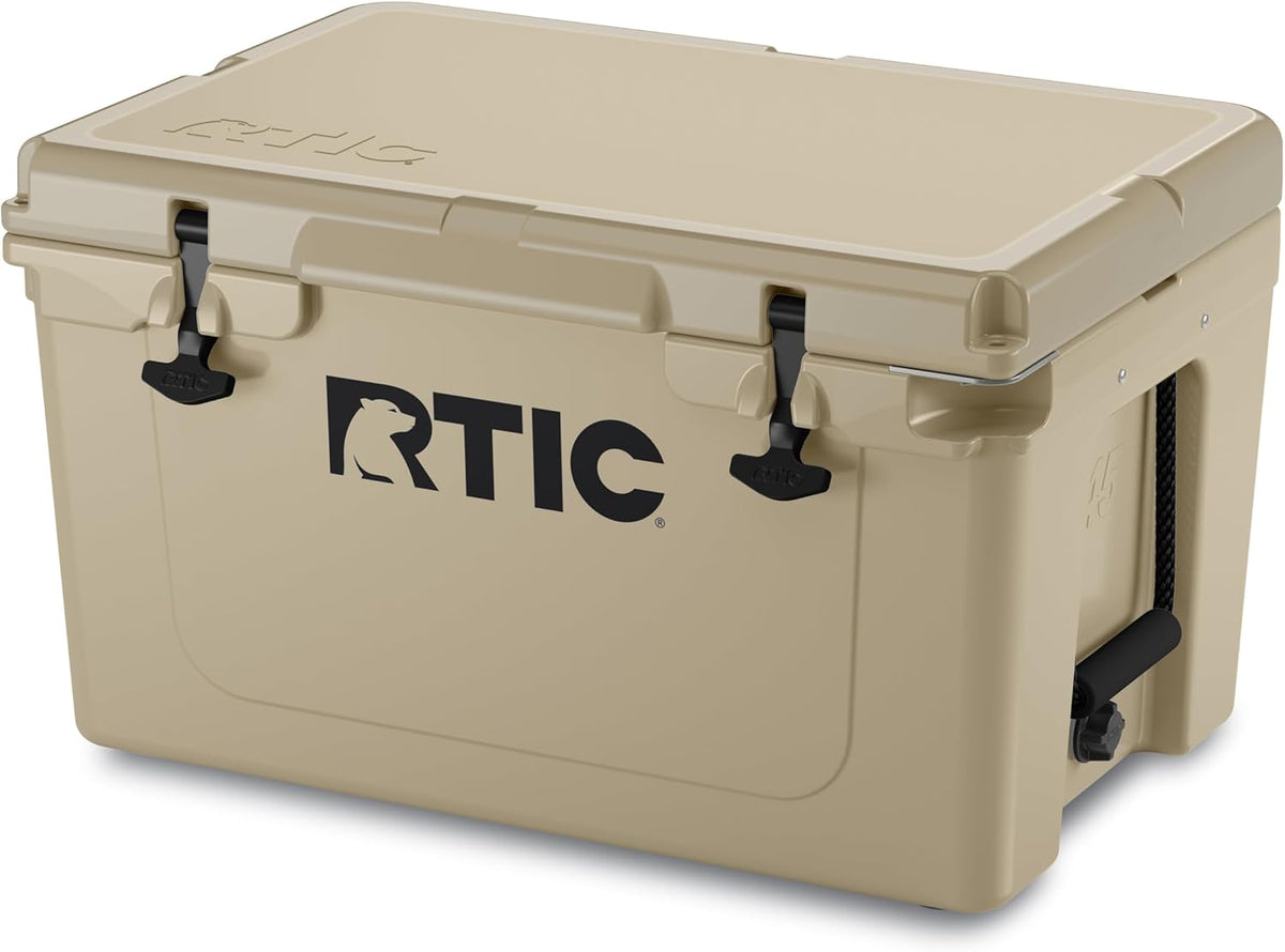 Glacière RTIC Ultra-résistante, rigide et portable, idéale pour la plage, les boissons, le camping, les pique-niques, la pêche, le bateau et les barbecues.