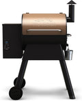 BBQ et fumoir électrique à granulés de bois Traeger Grills Pro 22 : un appareil polyvalent 6 en 1 offrant une capacité de cuisson de 572 po² (3 760 cm²), une sonde à viande, une température maximale de 450 °F (232 °C) et une trémie de 18 lb (8,2