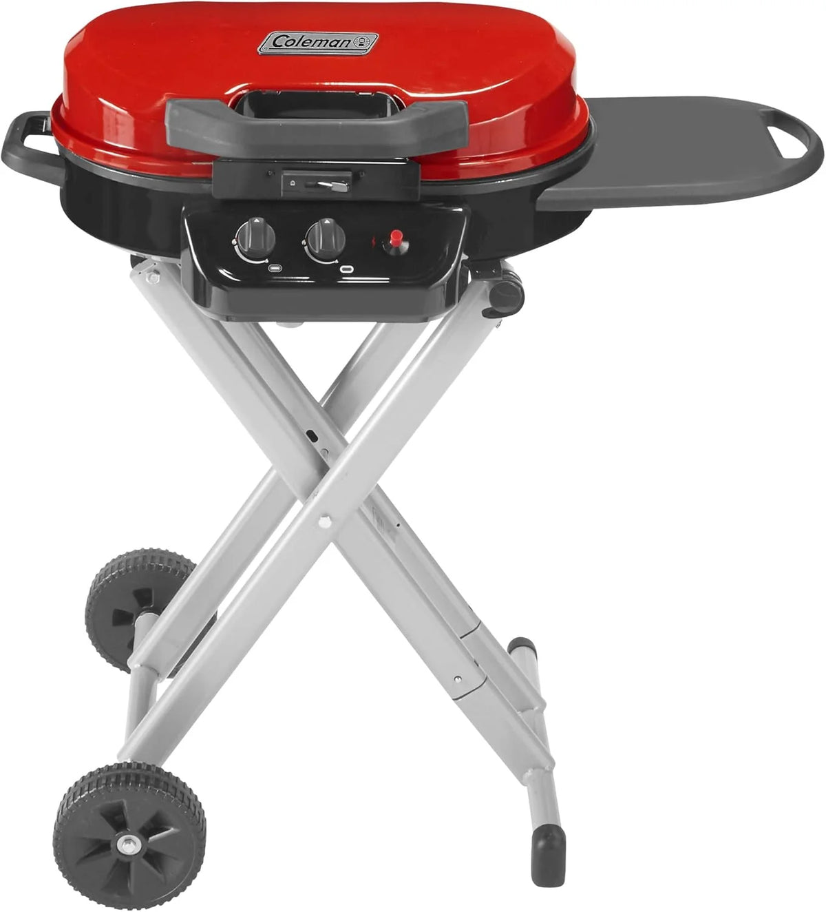 BBQ à gaz propane portable sur pied 285 - BBQ avec 3 brûleurs réglables, allumage instantané et une puissance de 20 000 BTU - Surface de cuisson de 285 po²