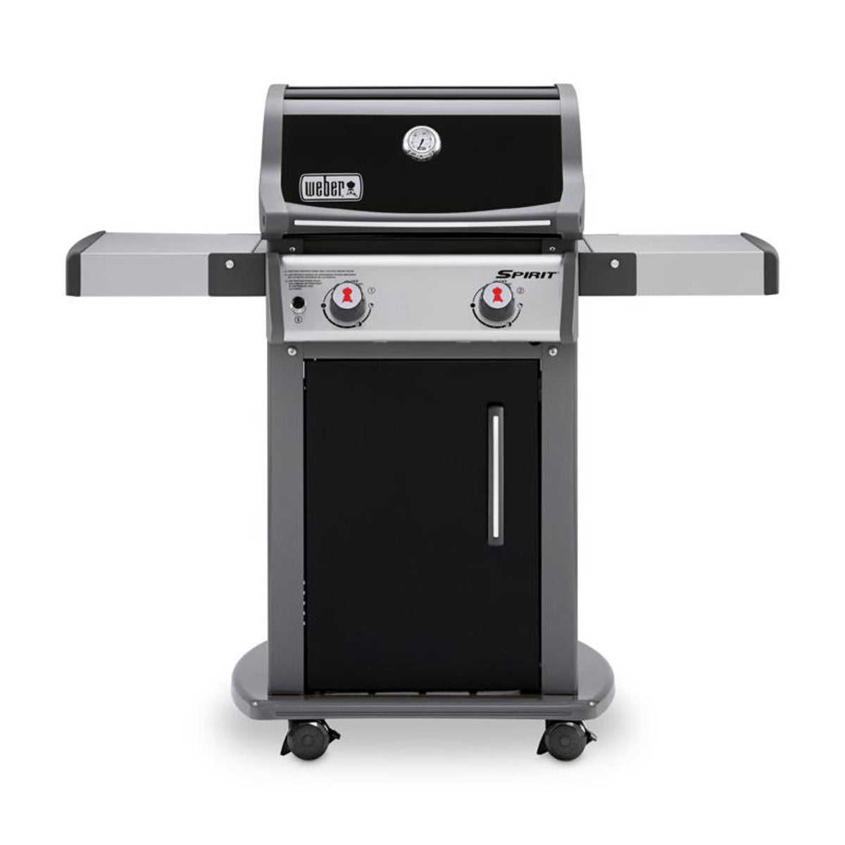 BBQ Weber Spirit E-210 à 2 brûleurs, fonctionnant au propane liquide, noir