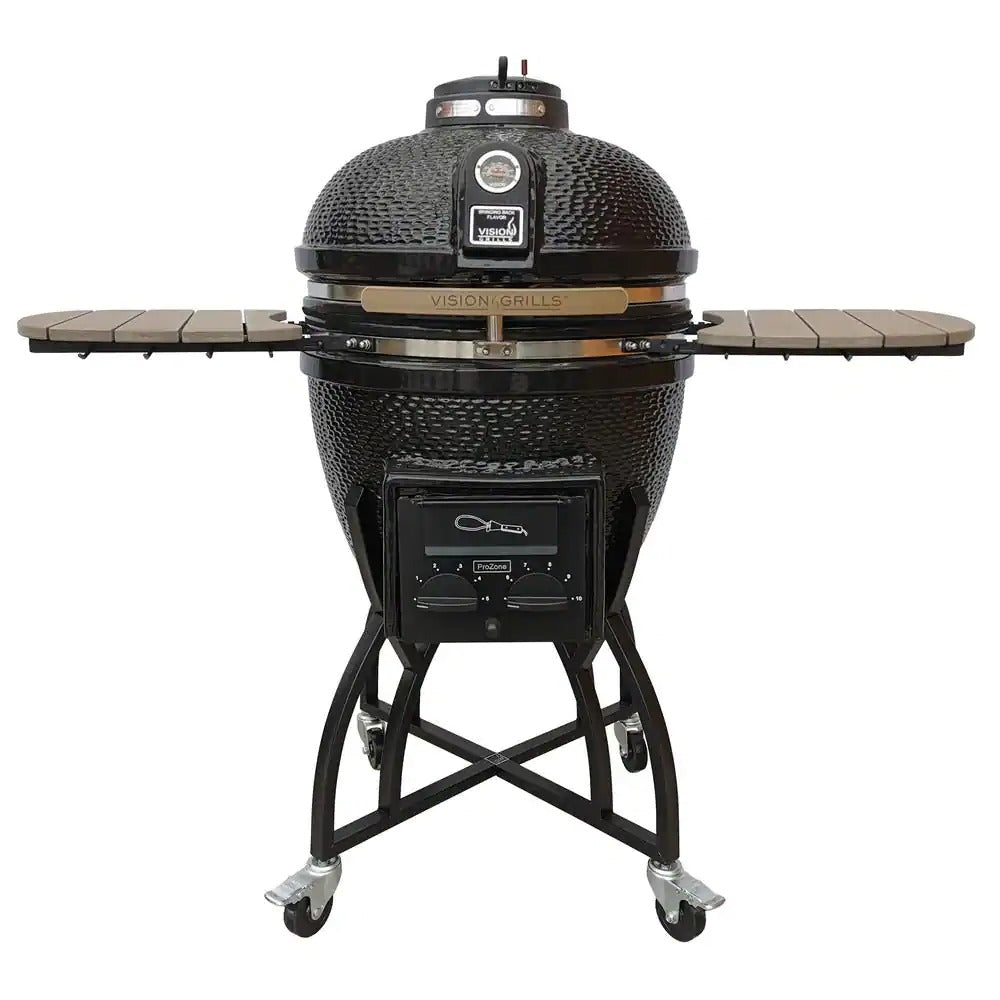 BBQ Kamado Pro en céramique à charbon de bois de 56 cm (22 po) avec couvercle