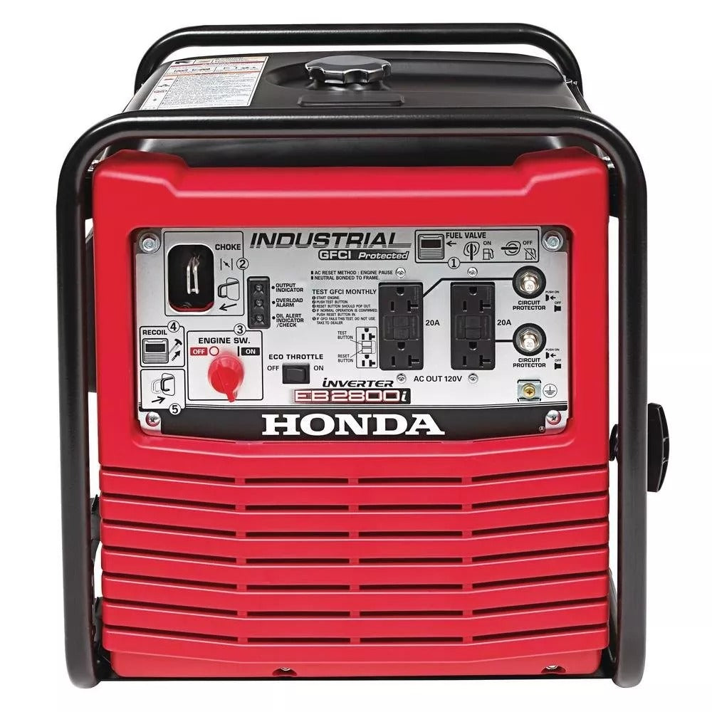 Générateur onduleur industriel compact and portable à essence de 2 800 watts