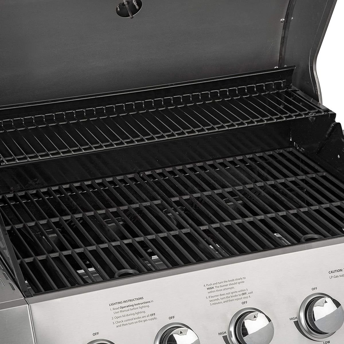 Gril à gaz à cinq brûleurs latéraux Cuisinart CGG-8500