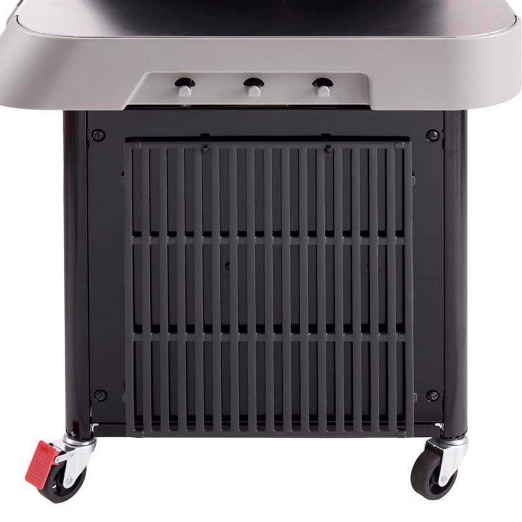 BBQ Weber Genesis E-335 à 3 brûleurs, fonctionnant au propane liquide, bleu océan profond