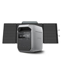Générateur solaire EF ECOFLOW DELTA 3 Plus avec panneau solaire de 400 W (nouveauté 2024), batterie LFP (LiFePO4) de 1000 W d'entrée solaire, station d'alimentation compact and portable pour l'alimentation de secours à domicile, le camping et les