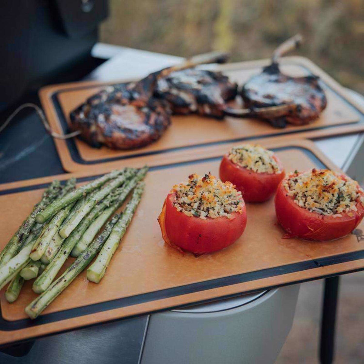 BBQ Weber Genesis E-335 à 3 brûleurs, fonctionnant au propane liquide, bleu océan profond