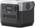 Station d'alimentation compact and portable EF ECOFLOW RIVER 2 Pro, batterie LiFePO4 768 Wh, charge rapide 70 min, 4 prises CA (X-Boost 1600 W), générateur solaire pour camping, caravanes et usage domestique, noir.