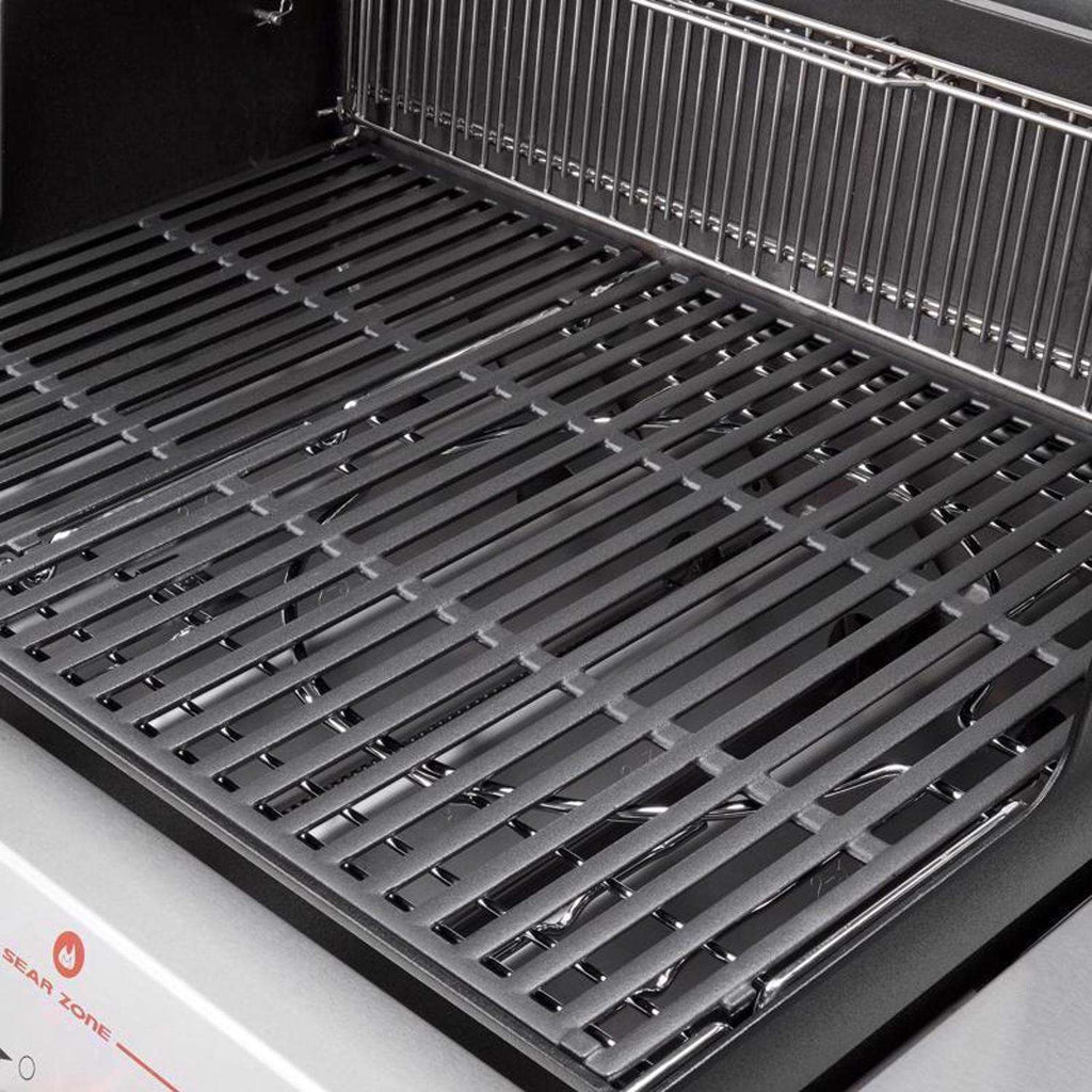 BBQ Weber Genesis E-335 à 3 brûleurs, fonctionnant au propane liquide, bleu océan profond
