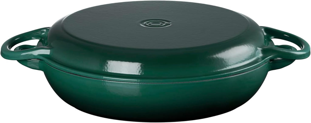 Cocotte multifonction Le Creuset en fonte émaillée avec couvercle BBQ grill, 3,5 l, Artichaut