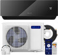 Climatiseur split DELLA Umbra Series 12 000 BTU, compatible avec Alexa, 20 SEER², refroidit jusqu'à 550 pi² (51 m²), système Inverter sans conduit avec pompe à chaleur préchargée de 1 tonne