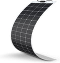 Panneaux solaires Renogy 200 W 12 V, flexibles, haute efficacité (22 %), ultra-légers, orientables à 240°, pour bateaux, camping-cars, cabines, fourgonnettes, voitures et surfaces courbes.