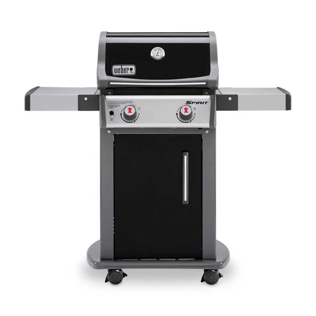 BBQ Weber Spirit E-210 à 2 brûleurs, fonctionnant au propane liquide, noir