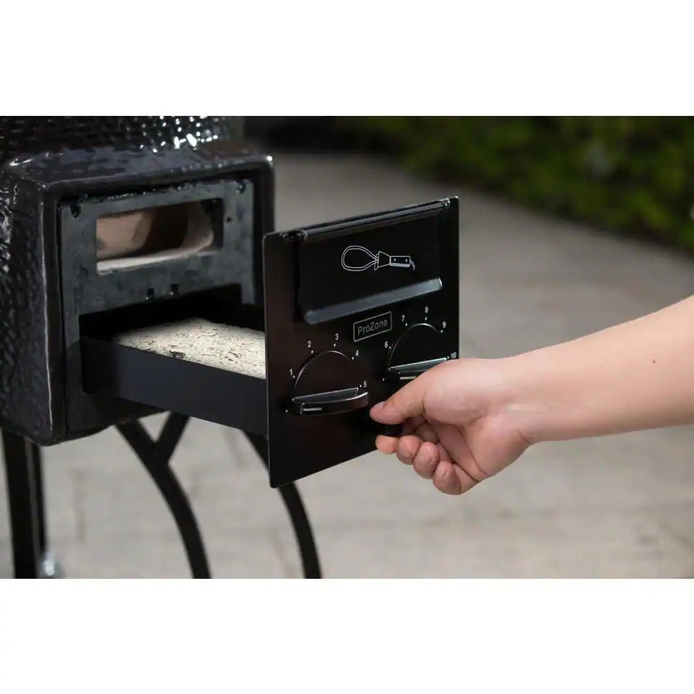 BBQ Kamado Pro en céramique à charbon de bois de 56 cm (22 po) avec couvercle