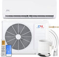Système de climatisation/chauffage monosplit sans conduit Cooper & Hunter série Olivia, 9 000 BTU, 230 V, 24 SEER2, avec kit d'installation.