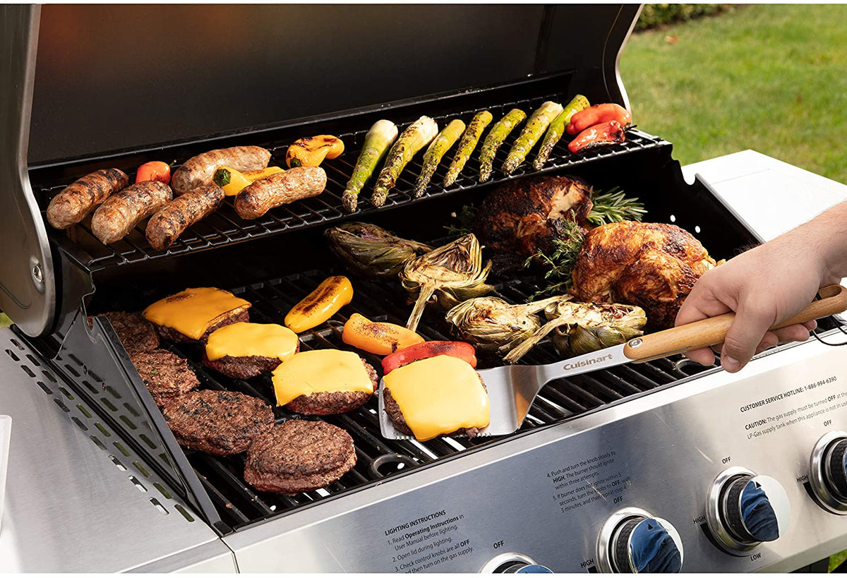 Gril à gaz à cinq brûleurs latéraux Cuisinart CGG-8500