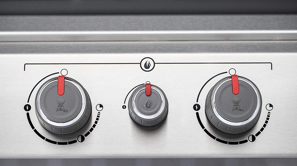 BBQ à gaz propane liquide Weber Genesis II S-435 à 4 brûleurs, acier inoxydable (réf. 62006001)