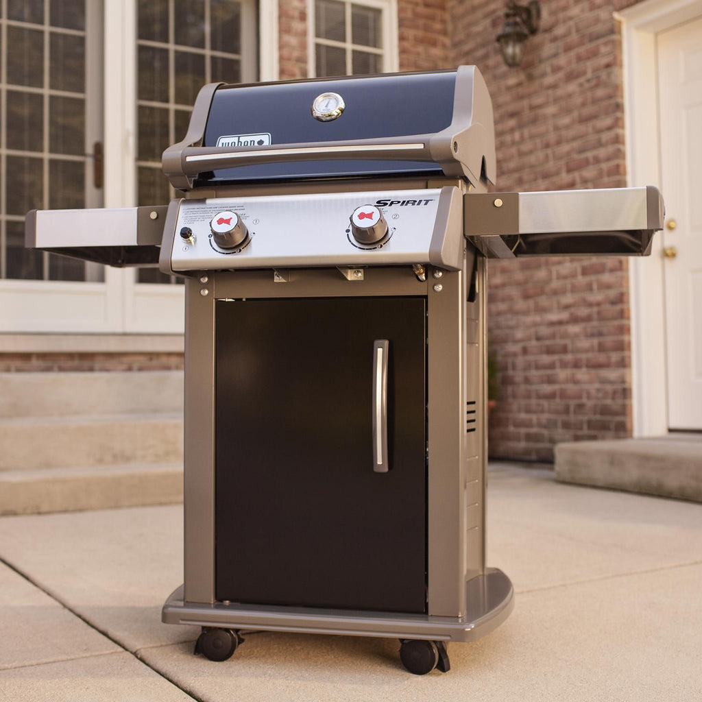 BBQ Weber Spirit E-210 à 2 brûleurs, fonctionnant au propane liquide, noir