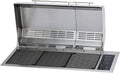 BBQ Grill électrique Kenyon « The Big American BBQ Grill », avec 3 brûleurs et couvercle en deux parties, corps en acier inoxydable, grille antirouille avec commandes tactiles IntelliKEN, homologué UL pour une utilisation intérieure et extérieure