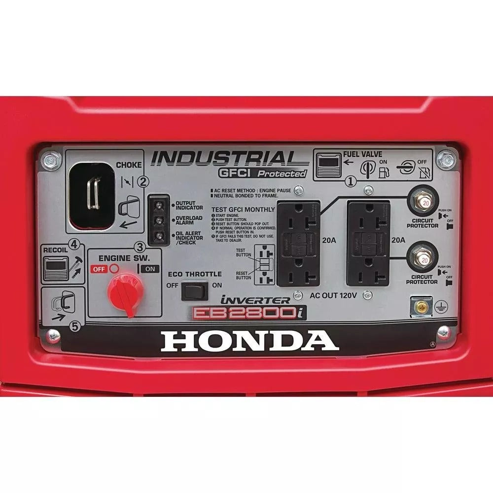 Générateur onduleur industriel compact and portable à essence de 2 800 watts