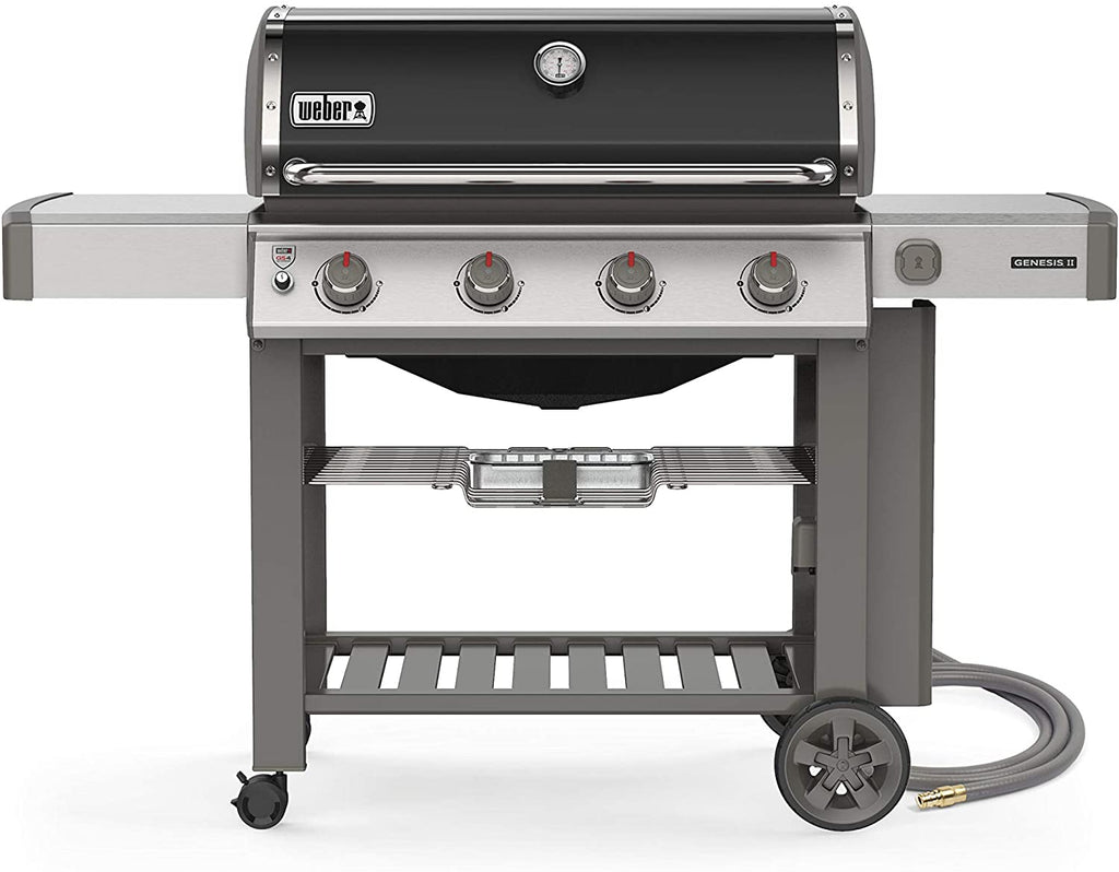 BBQ à gaz naturel Weber Genesis II E-410, noir (réf. 67011001)