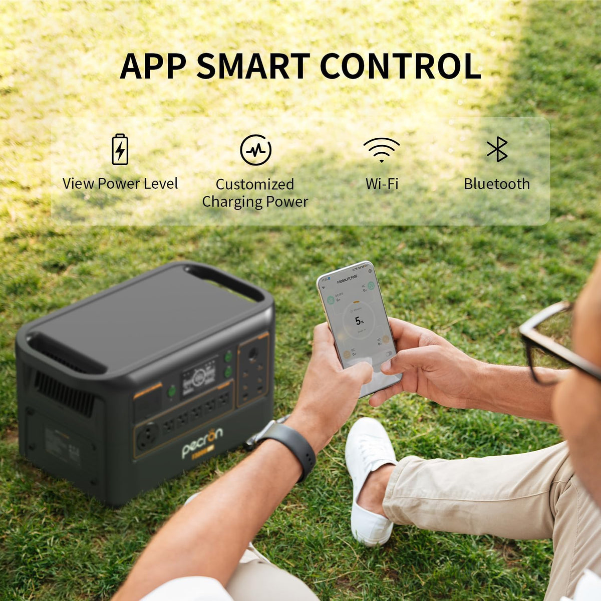 Station d'alimentation compact and portable Pecron F3000LFP, générateur solaire 3072 Wh, batterie LiFePO4 3600 W, alimentation de secours pour la maison, charge rapide, sortie USB-C 100 W, idéale pour le camping et les situations d'urgence en