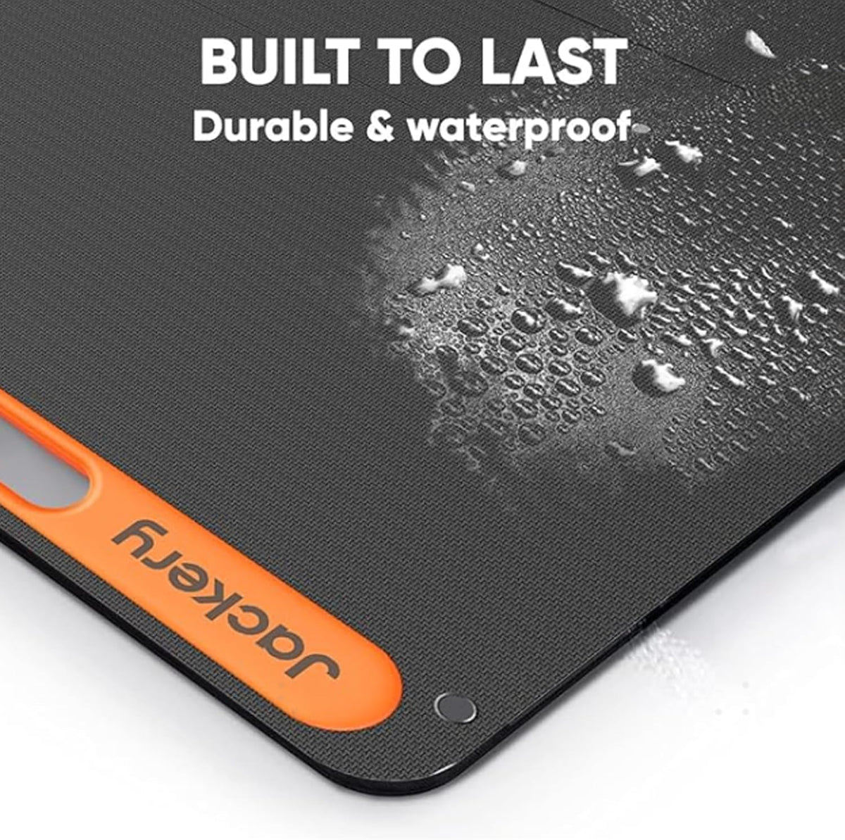 Panneau solaire compact and portable Jackery SolarSaga 200W IP68 pliable bifacial, compatible avec la station d'alimentation et le générateur solaire Jackery Explorer pour toitures, camping hors réseau et camping-cars.