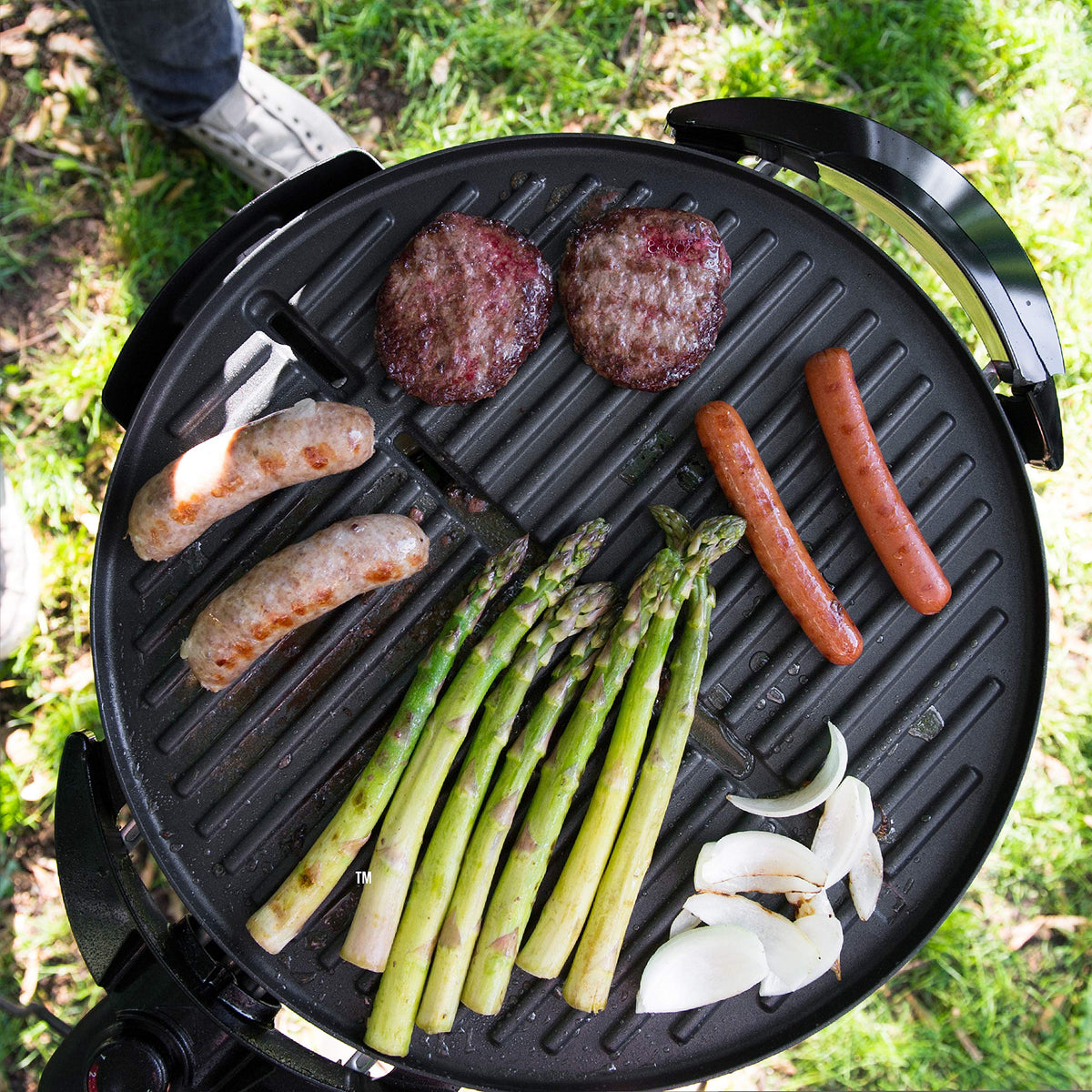 BBQ électrique GEORGE FOREMAN pour terrasse intérieure/extérieure - 15 portions