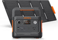 Générateur solaire Jackery 240 V2 et mini panneau solaire 40 W, batterie LiFePO4 256 Wh, sortie CA 300 W et USB-C 100 W, charge solaire ultra-rapide pour le camping, les voyages et les situations d'urgence.