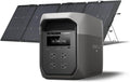 Station d'alimentation compact and portable EF ECOFLOW DELTA 3 MAX avec panneau solaire 220 W, puissance de sortie X-Boost de 3 400 W, charge ultra-rapide de 0 à 80 % en 1,13 h, idéale pour la maison et le camping-car.